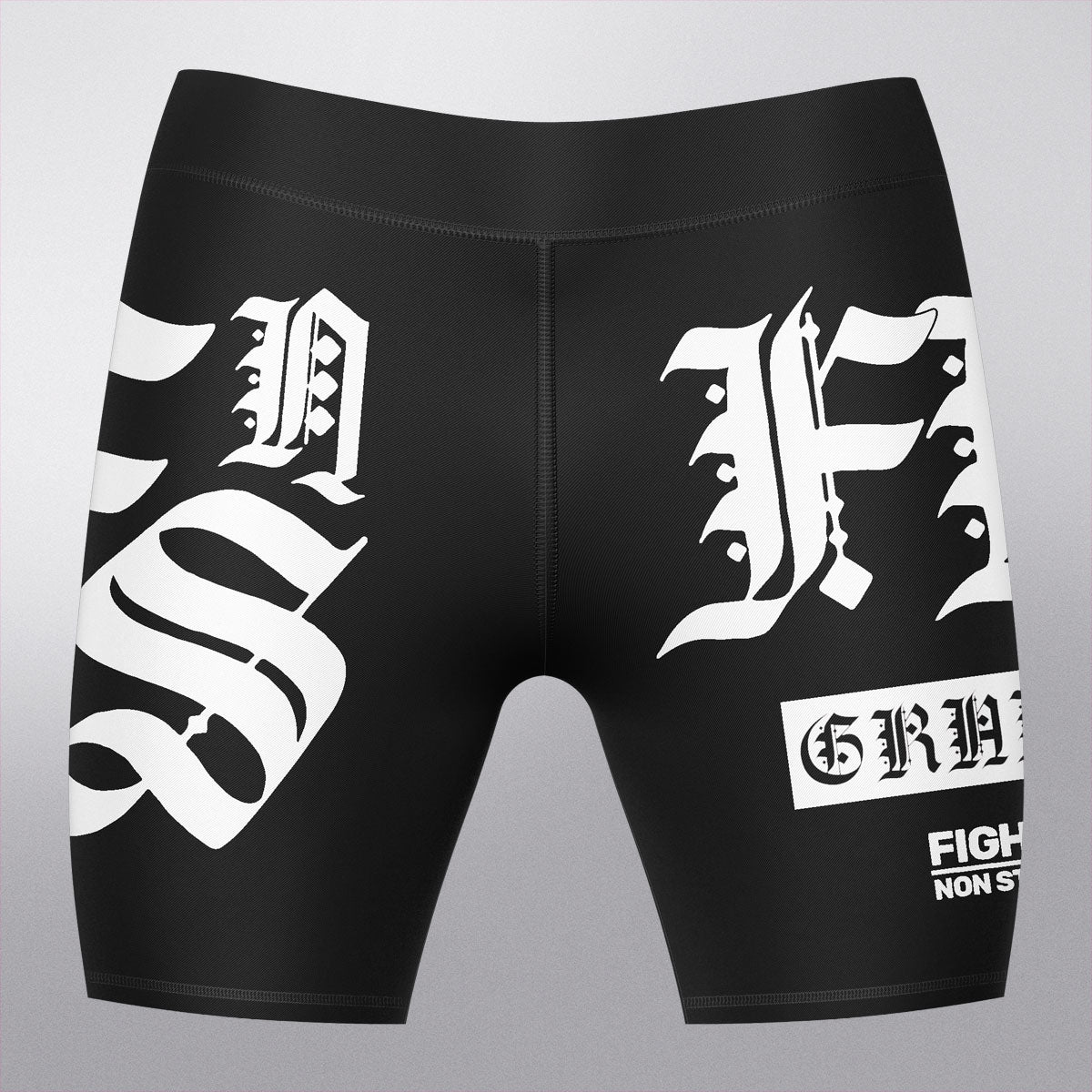 Malla Corta Black&White Fight Non Stop – Goth Collection