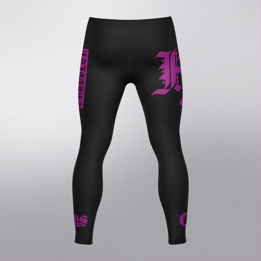 Malla Larga Fight Non Stop – Goth Collection Black & Purple