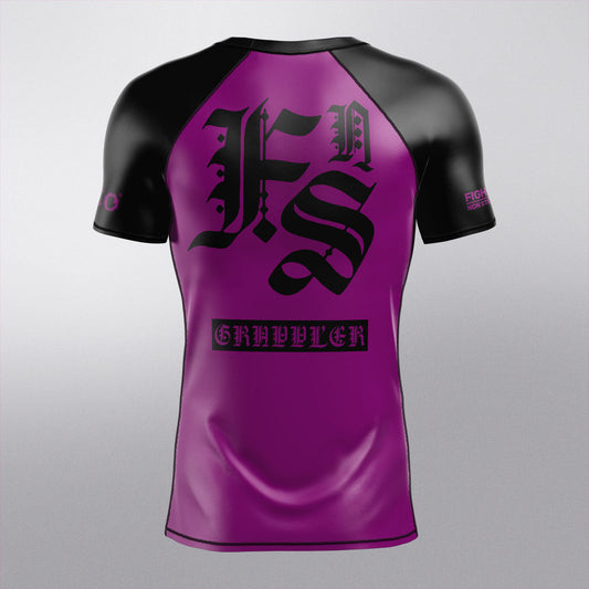 Rashguard FNS Gothic Morado – Manga Corta
