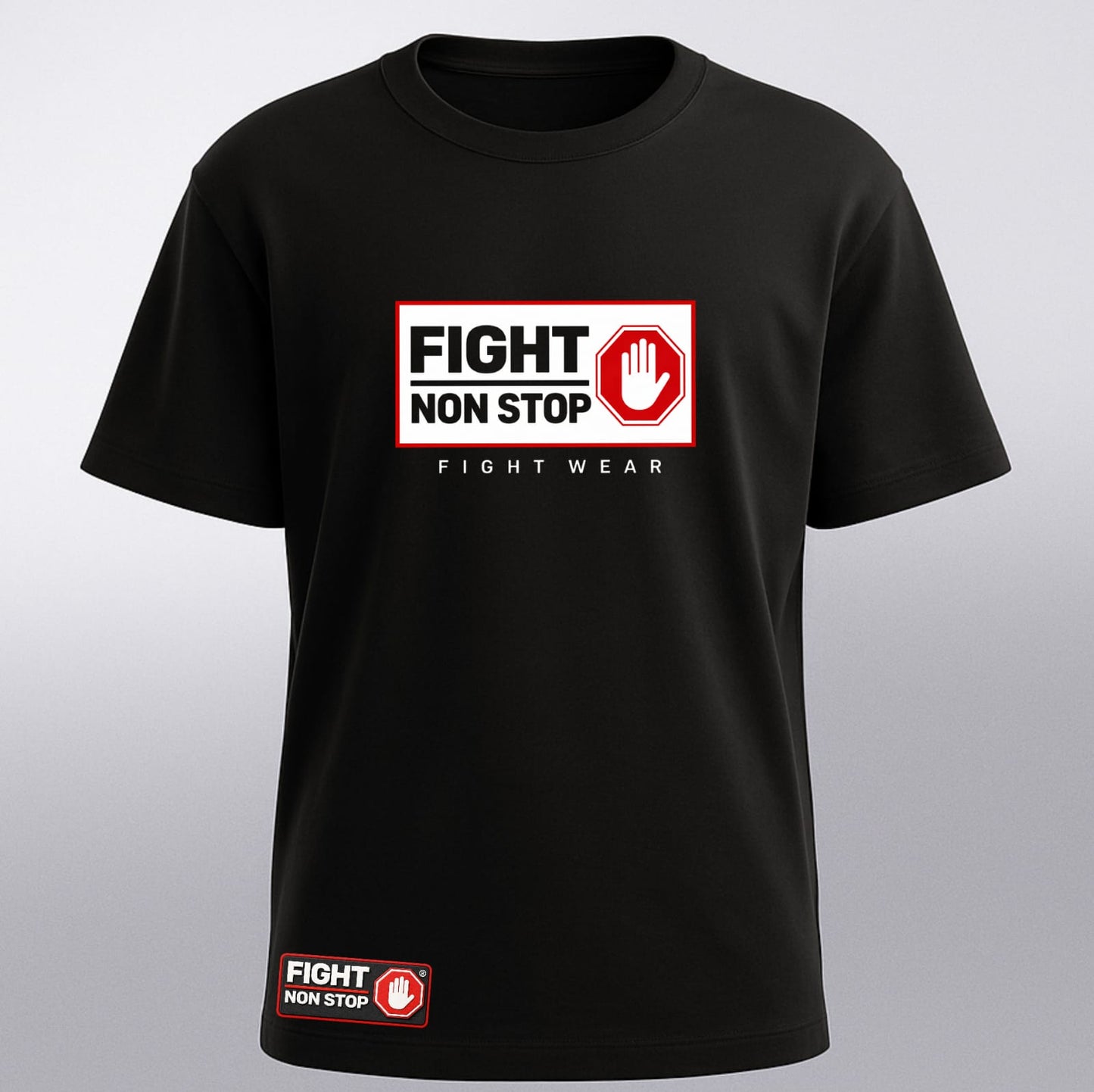 Camiseta "Fight Non Stop" Fight Wear - Negra