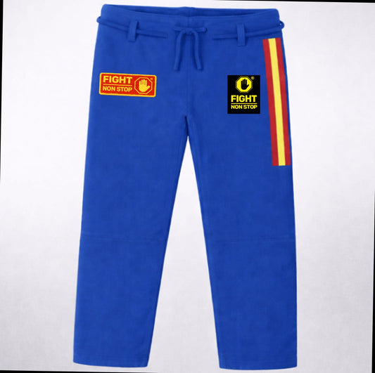 Kimono Gi "Fight Non Stop" Edicion Bjj Spain - Azul