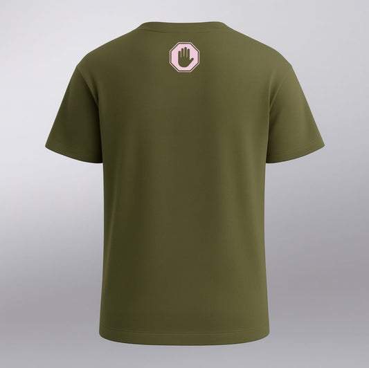 Camiseta Fight Non Stop Athletes Verde & Rosa