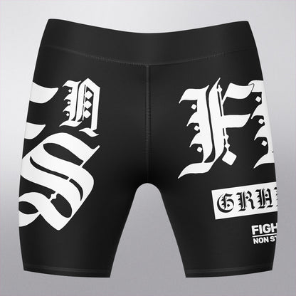 Malla Corta Black&White Fight Non Stop – Goth Collection