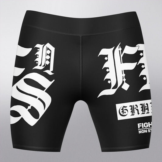 Malla Corta Black&White Fight Non Stop – Goth Collection