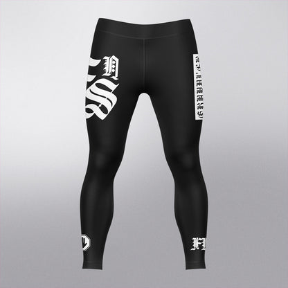 Malla Larga Fight Non Stop – Goth Collection Black & White