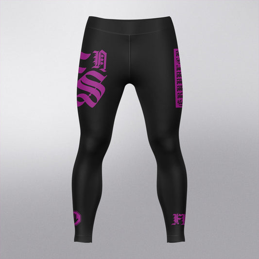 Malla Larga Fight Non Stop – Goth Collection Black & Purple