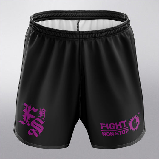 Short Gótico Grappler – Negro/Morado