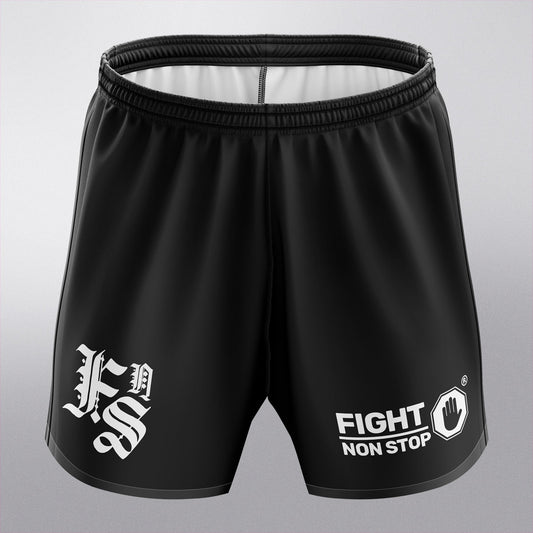 FNS Gótico – Short Negro/Blanco Grappling