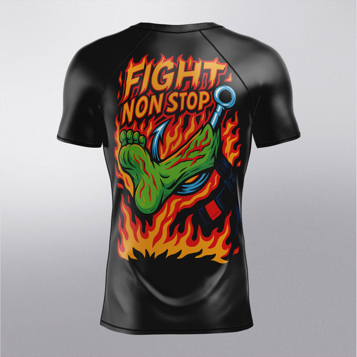 Rashguard Fight Non Stop – Leg Lock Zombie