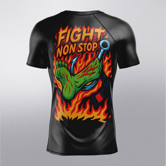 Rashguard Fight Non Stop – Leg Lock Zombie