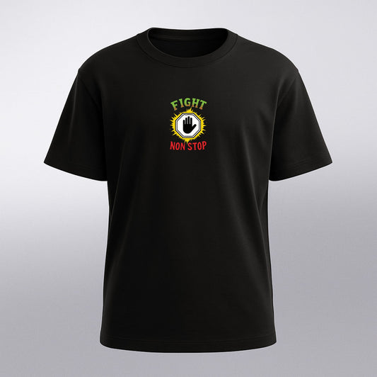 Camiseta “FIGHT NON STOP – Spirit Never Dies”