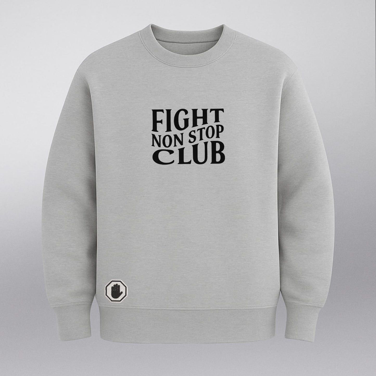 Sudadera FIGHT NON STOP CLUB – Gris