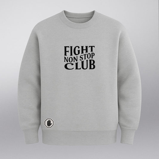 Sudadera FIGHT NON STOP CLUB – Gris