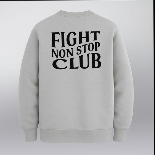 Sudadera FIGHT NON STOP CLUB – Gris