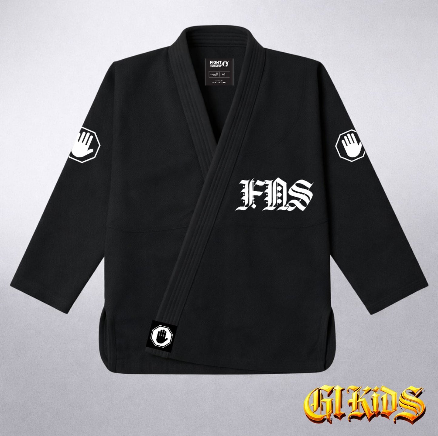 Kimono BJJ Fight Non Stop – Kids Black Edition