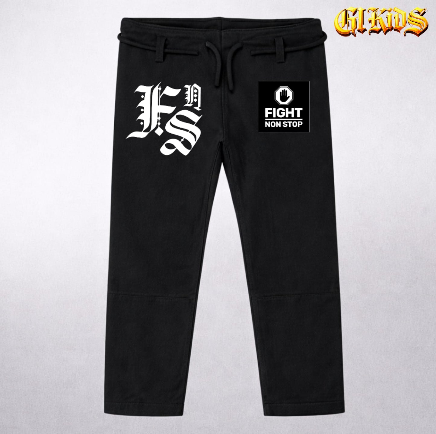 Kimono BJJ Fight Non Stop – Kids Black Edition