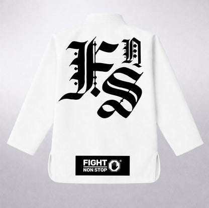 Kimono BJJ Fight Non Stop – White Edition