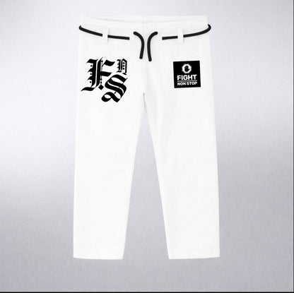 Kimono BJJ Fight Non Stop – White Edition