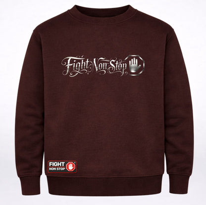 Sudadera "Sagrada Rola" – Edición Brown/Maroon