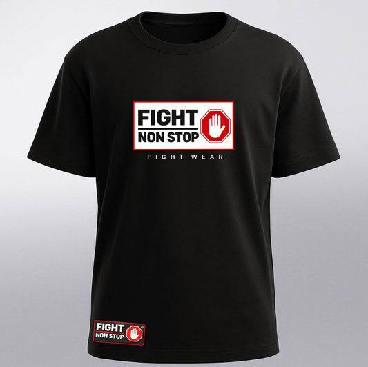 Camiseta "Fight Non Stop" Fight Wear - Negra
