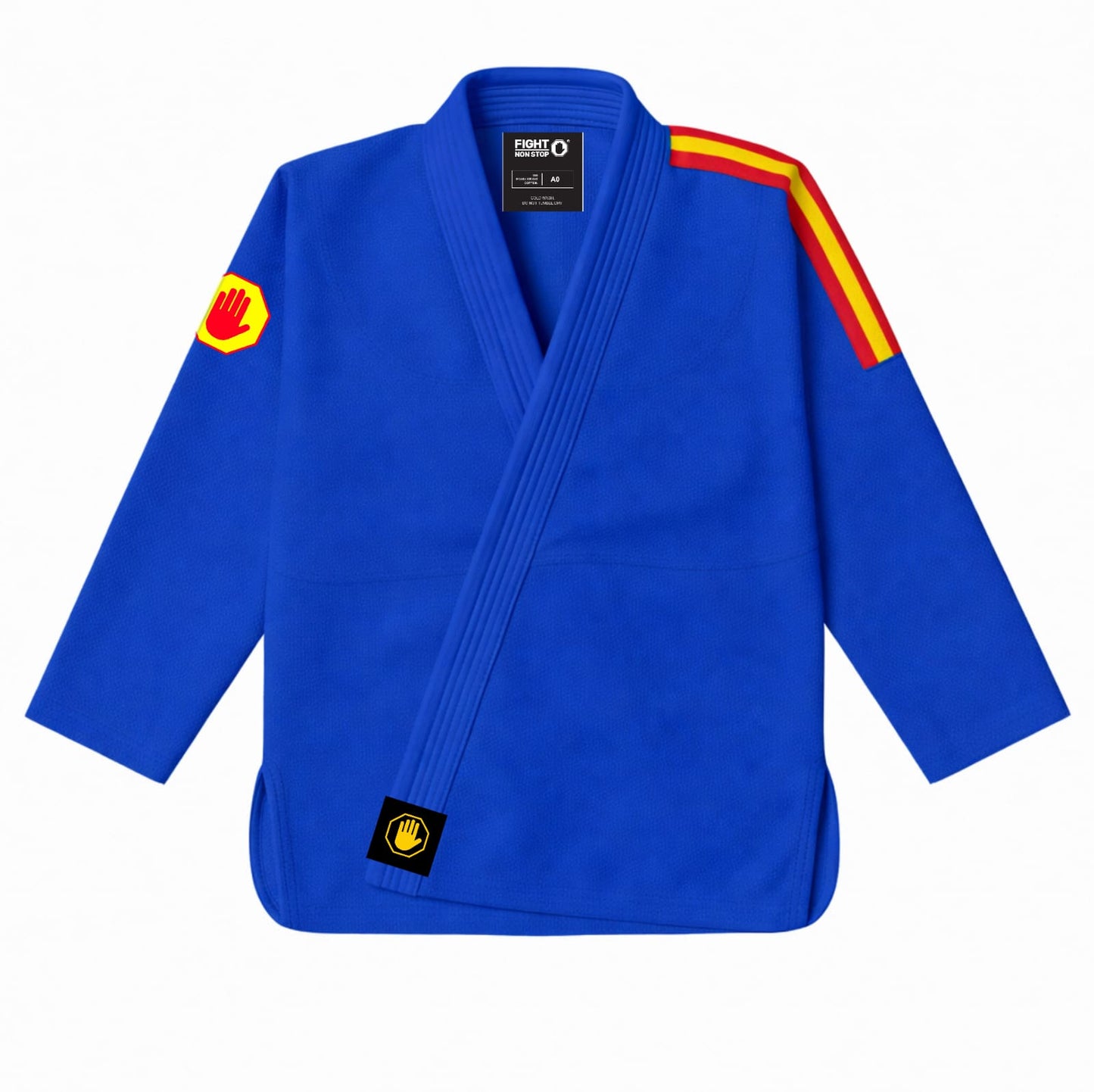 Kimono Gi "Fight Non Stop" Edicion Bjj Spain - Azul