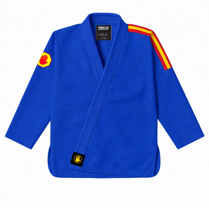 Kimono Gi "Fight Non Stop" Edicion Bjj Spain - Azul