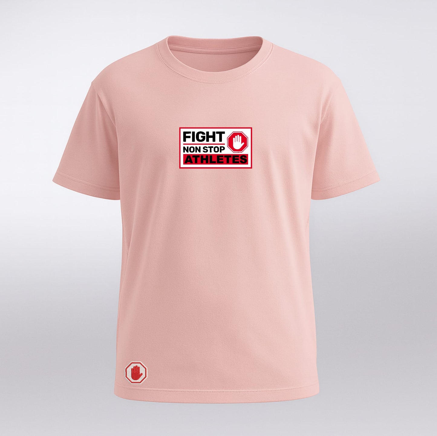 Camiseta Fight Non Stop Rosa Shaka